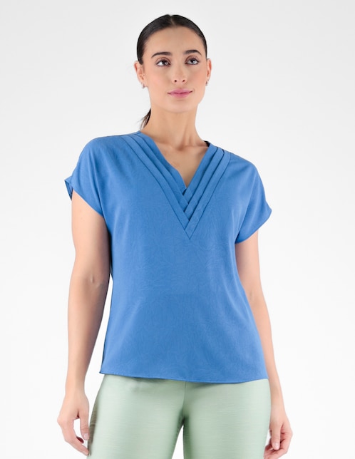 Blusa manga corta para mujer 1