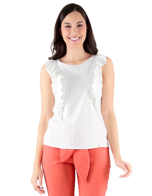 Blusa sin manga para mujer 1