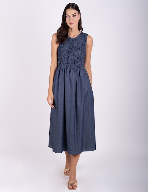 Vestido midi casual para mujer 1