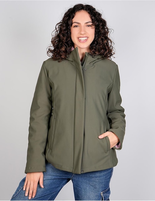 Chamarra impermeable para mujer