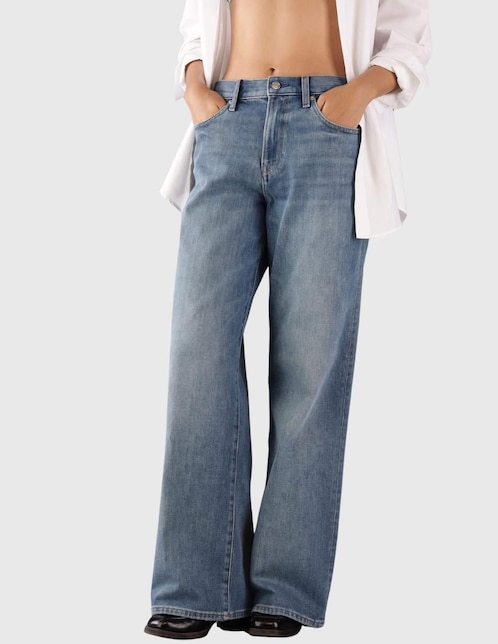 Jeans wide leg Calvin Klein para mujer