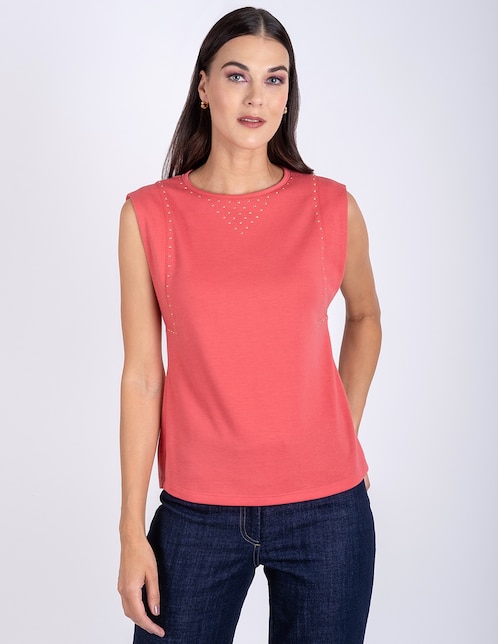 Blusa sin manga para mujer 1