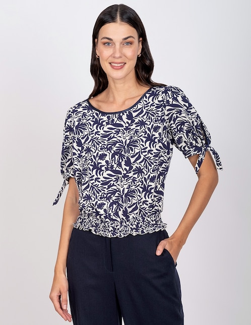Blusa manga corta para mujer 1
