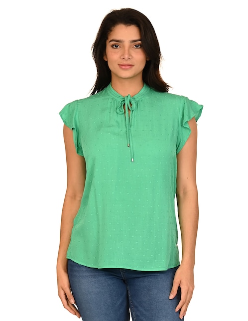 Blusa manga corta para mujer 1