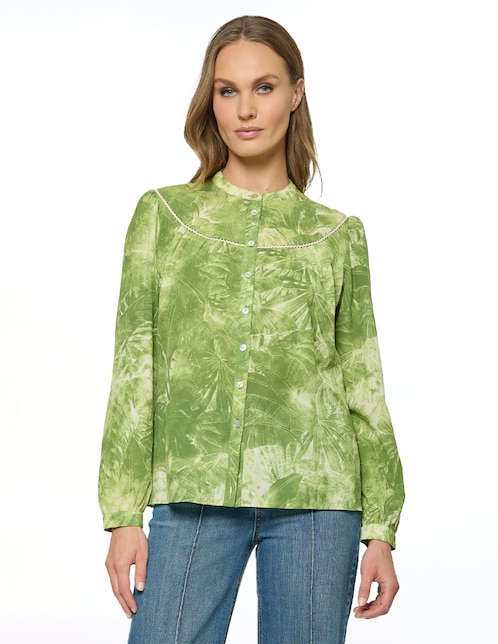 Blusa manga larga para mujer 1