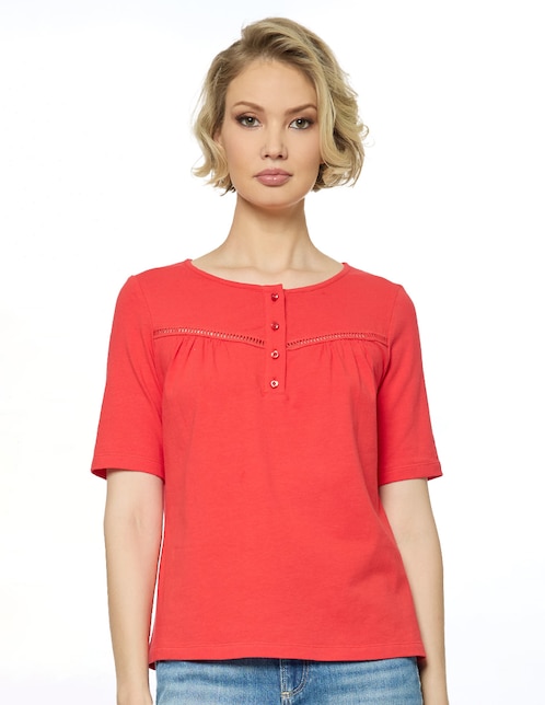 Blusa manga corta para mujer 1