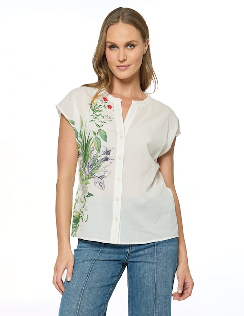 Blusa sin manga para mujer 1
