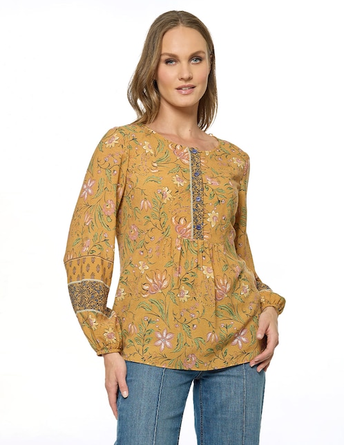 Blusa manga larga para mujer 1