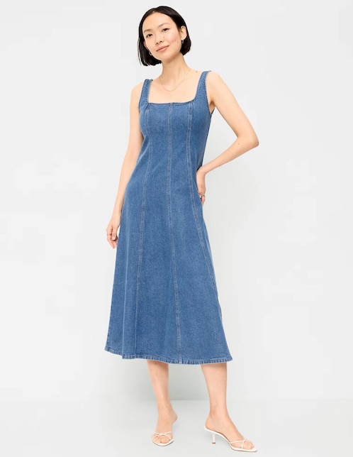 Vestido midi casual para mujer 1