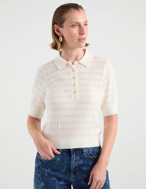 Blusa manga al codo para mujer 1