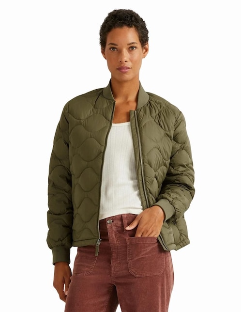 Chamarra bomber Eddie Bauer Shaw Down impermeable para mujer
