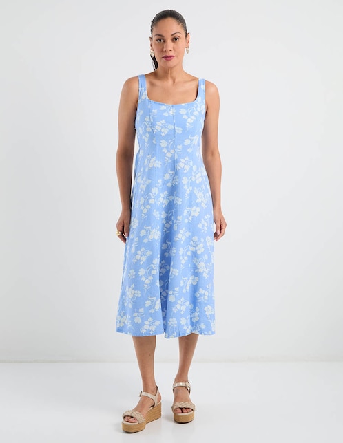 Vestido midi casual para mujer 1