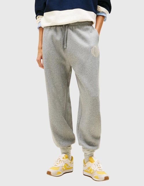Pants amplio con jareta para mujer 1