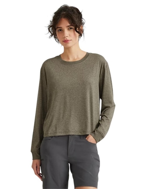 Eddie bauer "manga" larga "para mujer"