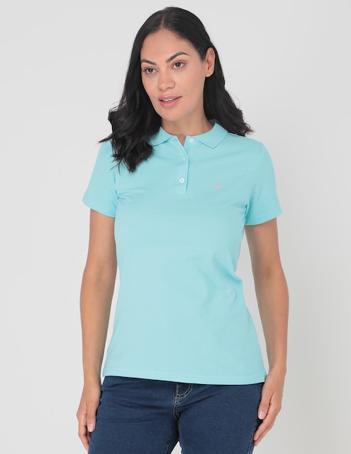 Playera tipo polo Ferrioni para mujer