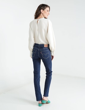 Jeans straight Levi's 314 corte cintura para mujer