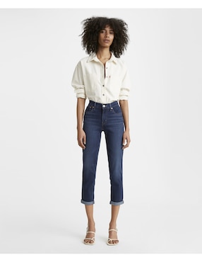 Jeans skinny Levi's lavado obscuro corte cadera para mujer
