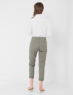 Pantalón chino Dockers slim para mujer