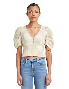 Blusa Levi's Manga Corta Para Mujer