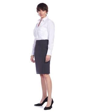 Falda midi Trinity con pretina