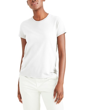 Playera manga corta Dockers cuello redondo para mujer