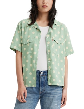 Blusa Levi's Manga Corta Para Mujer