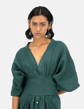 Vestido maxi casual Merkabá para mujer