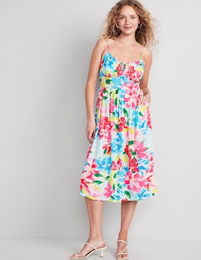 Vestido midi casual Old Navy para mujer