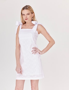 Vestido a la rodilla casual Linea Pura Puerto Banus para mujer