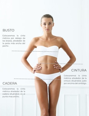 Blusa strapless Linea Pura manga larga para mujer