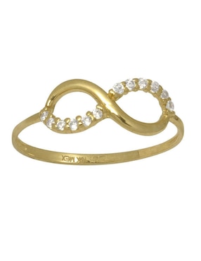 Anillo Horoz 10 K De Oro Zirconia