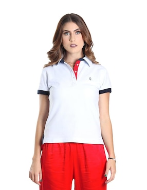 Playera Tipo Polo Muletta Para Mujer