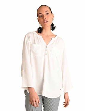 Blusa Ferrioni manga 3/4 para mujer