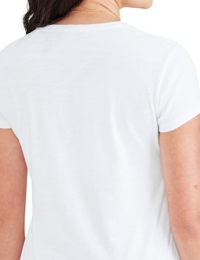 Playera manga corta Dockers cuello redondo para mujer