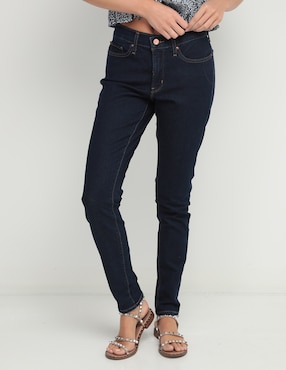 Jeans Skinny Levi's Corte Cintura Para Mujer