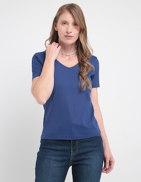 Blusa LIEB Basics Manga Corta Para Mujer