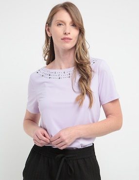 Blusa LIEB Basics Manga Corta Para Mujer