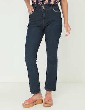 Jeans skinny Guess lavado medio corte cintura para mujer