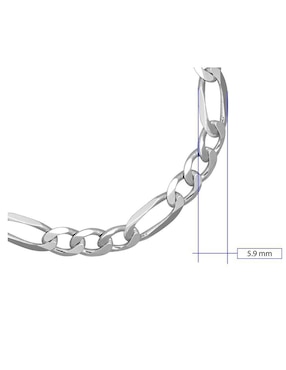 Pulsera Horoz de plata P 925 con acabado pulido
