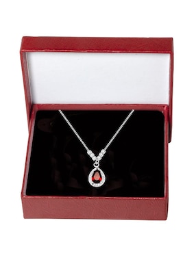 Collar de gota Horoz de plata P 925