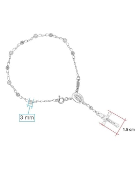 Pulsera Horoz de plata P 925 con acabado pulido