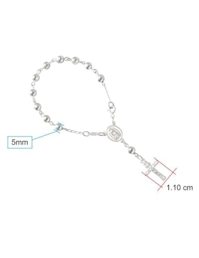 Pulsera Horoz de plata P 925 con acabado pulido