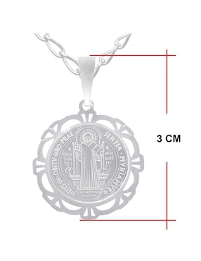 Collar Horoz de plata P 925