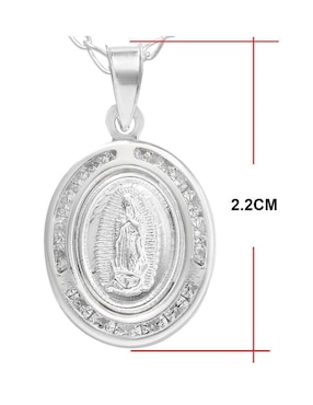 Collar ovalado Horoz de plata P 925