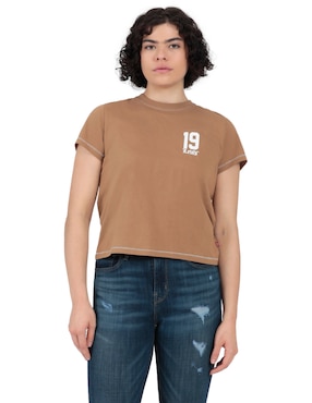 Playera Manga Corta Levi's Cuello Redondo Para Mujer