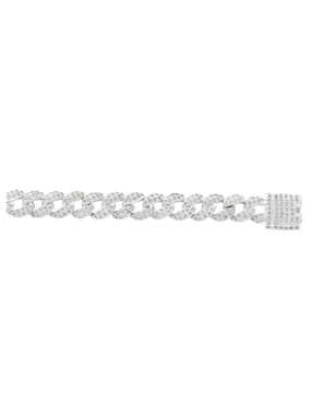 Pulsera Horoz de plata P 925 con acabado pavé
