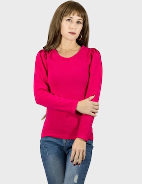 Blusa Malabis Manga Larga Para Mujer