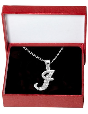Collar de letra i Horoz de plata P 925