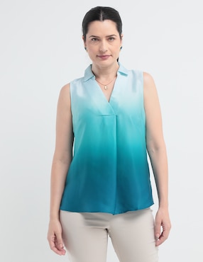 Blusa Liz Claiborne Sin Manga Para Mujer