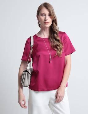 Blusa Liz Claiborne Manga Corta Para Mujer